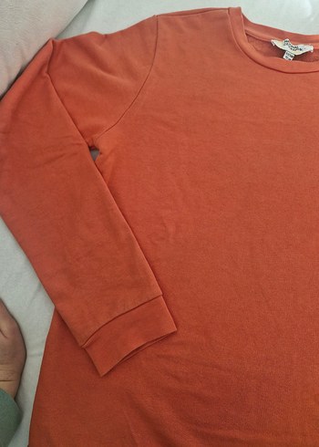 Turuncu erkek cocuk Uzun Kollu Sweatshirt - Görsel 5