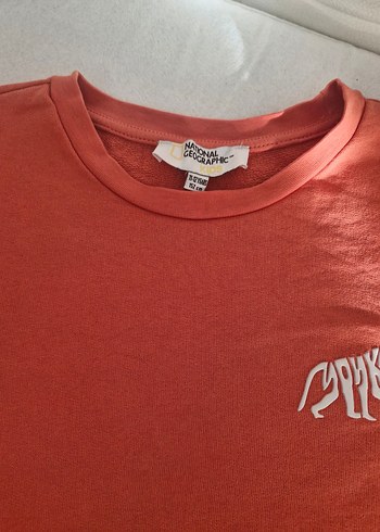 Turuncu erkek cocuk Uzun Kollu Sweatshirt - Görsel 3