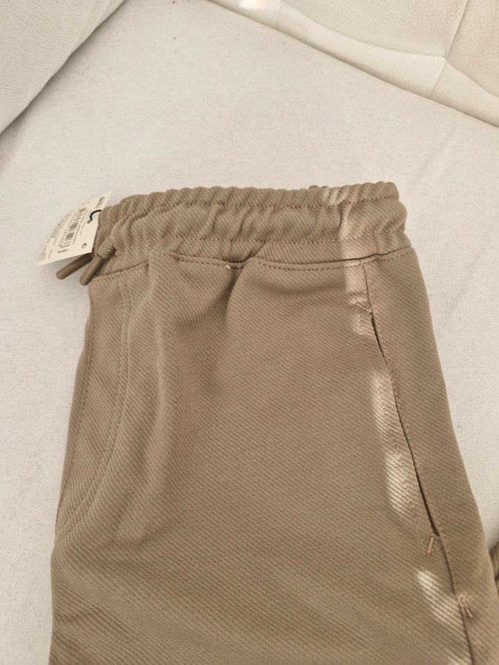 Bej Rahat Kesim erkek çocuk  Eşofman Altı - Görsel 2