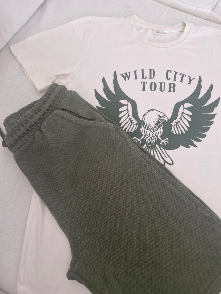 DeFacto erkek çocuk sort tişört takim - Görsel 2