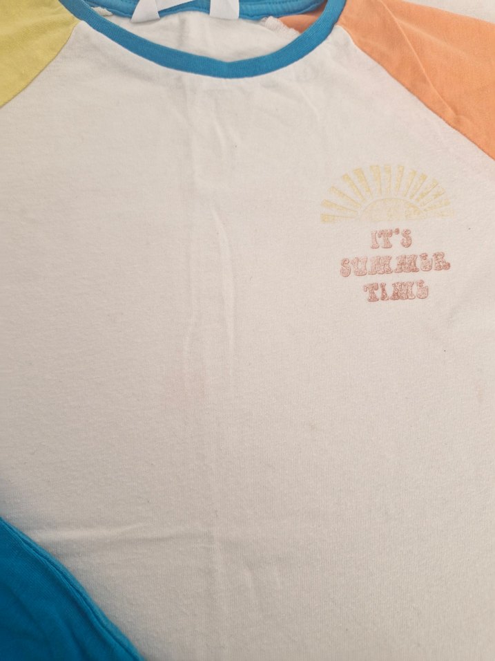 Renkli Erkek çocuk  Kısa Kollu Pamuklu Pijama Takımı - Görsel 3