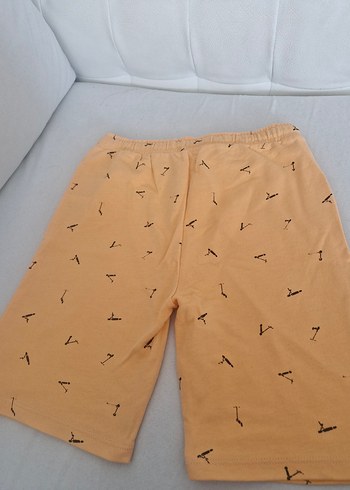 Bej Erkek Çocuk Rahat Kesim Şort - Görsel 3