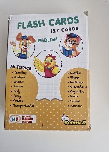 İngilizce kartlar 