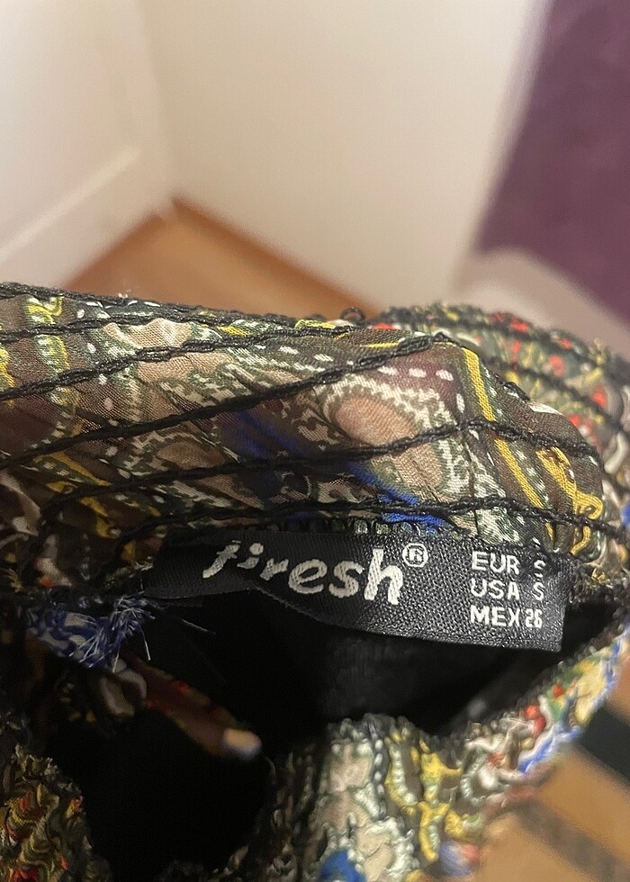 Desenli Elbise - Görsel 4