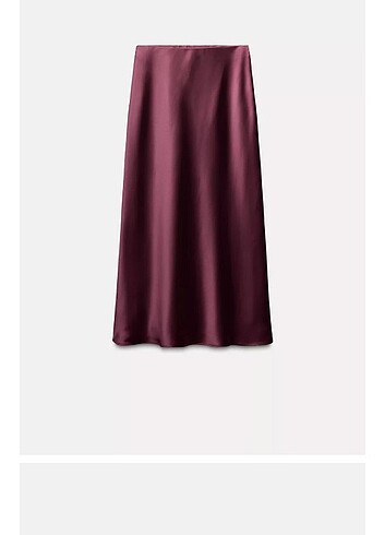 Zara saten etek 