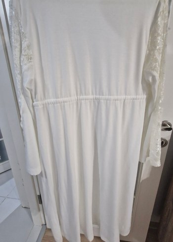 Beyaz Sabahlık ve Gecelik - Görsel 5