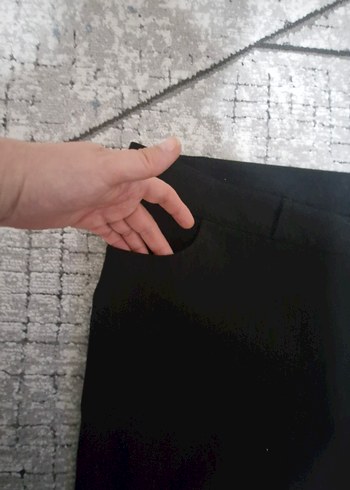 Kahverengi ve Siyah Büyük Beden Kumaş Pantolonlar - Görsel 13