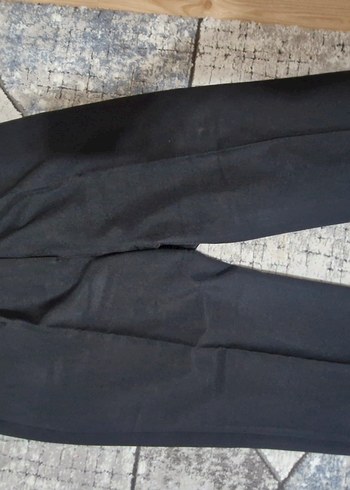 Kahverengi ve Siyah Büyük Beden Kumaş Pantolonlar - Görsel 10