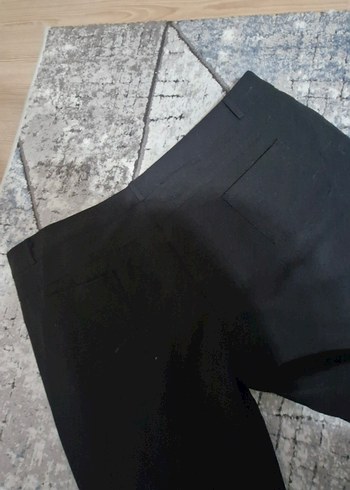 Kahverengi ve Siyah Büyük Beden Kumaş Pantolonlar - Görsel 14