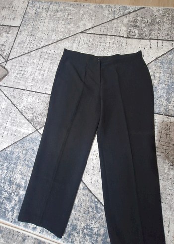 Kahverengi ve Siyah Büyük Beden Kumaş Pantolonlar - Görsel 9