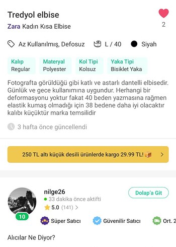 Klasik Dantel Mini Elbise - Görsel 6