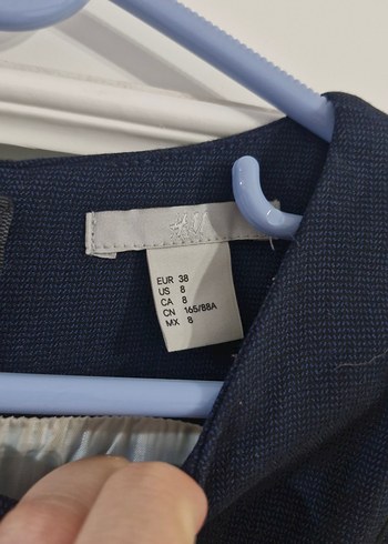 Lacivert HM marka Kadın Ofis Elbisesi - Görsel 2