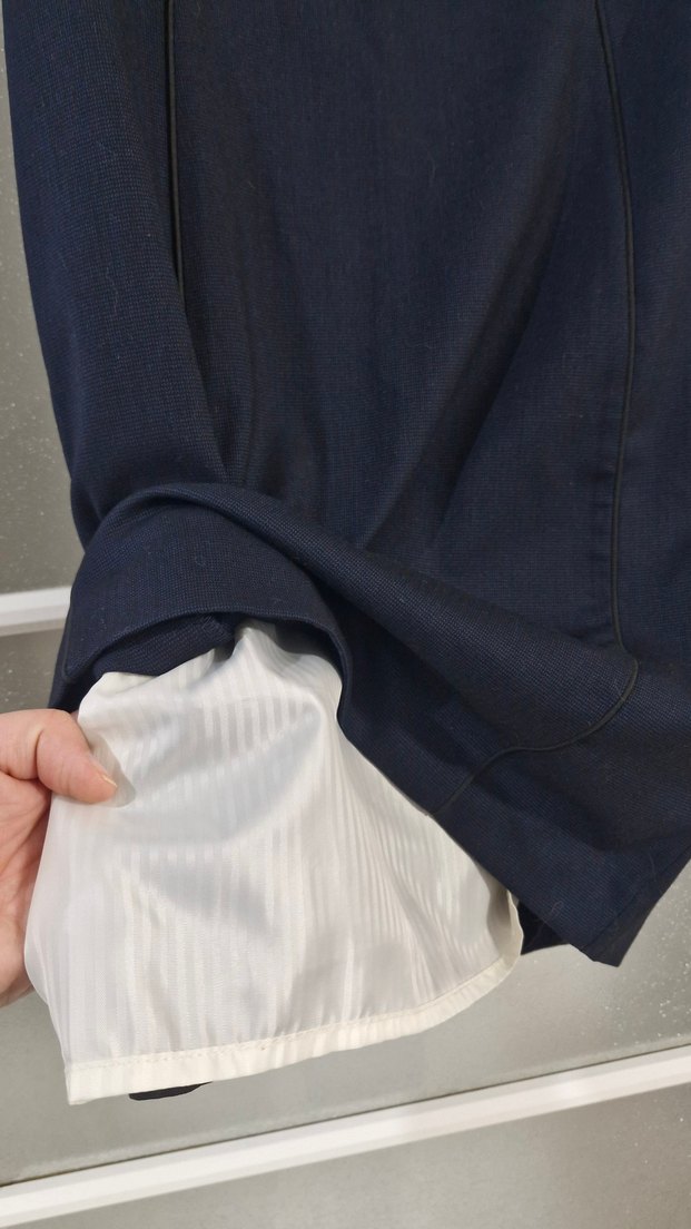 Lacivert HM marka Kadın Ofis Elbisesi - Görsel 3