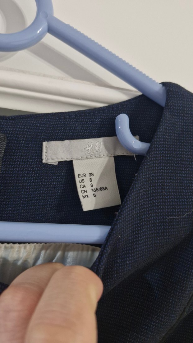 Lacivert HM marka Kadın Ofis Elbisesi - Görsel 2