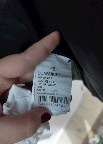 LC Waikiki Kadın Siyah Mont - Görsel 6