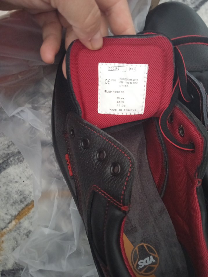 yds 43 numara iş güvenliği ayakkabıları - Görsel 2