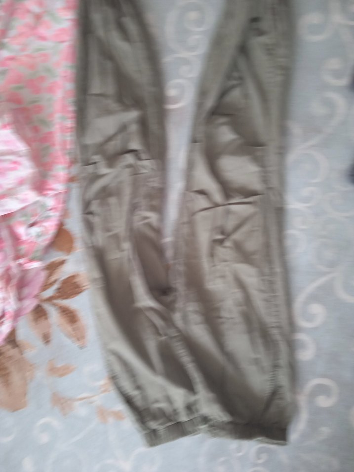 Pembe Pilili Kız Çocuk Salaş Eşofman Altı - Görsel 4