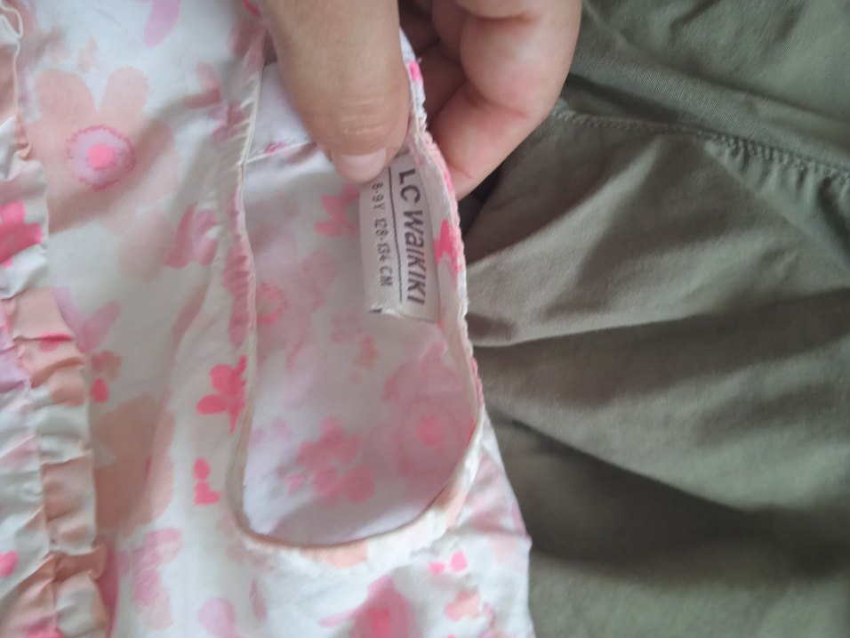 Pembe Pilili Kız Çocuk Salaş Eşofman Altı - Görsel 5