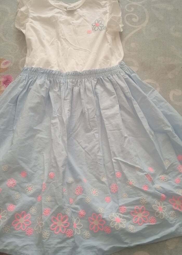 LCW marka 10yaş kız çocuk elbise  - Görsel 3