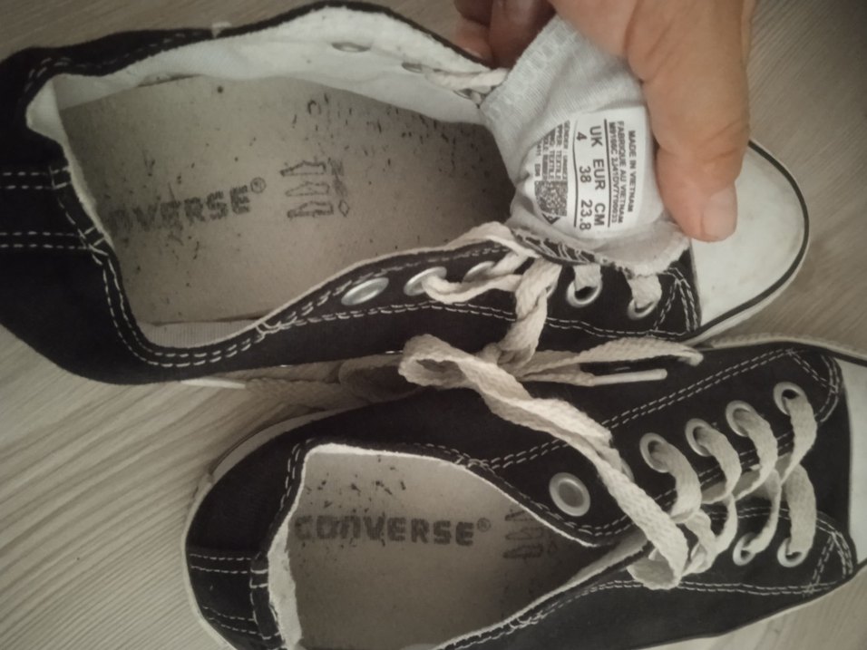 Siyah Converse All Star Kadın Spor Ayakkabı - Görsel 5