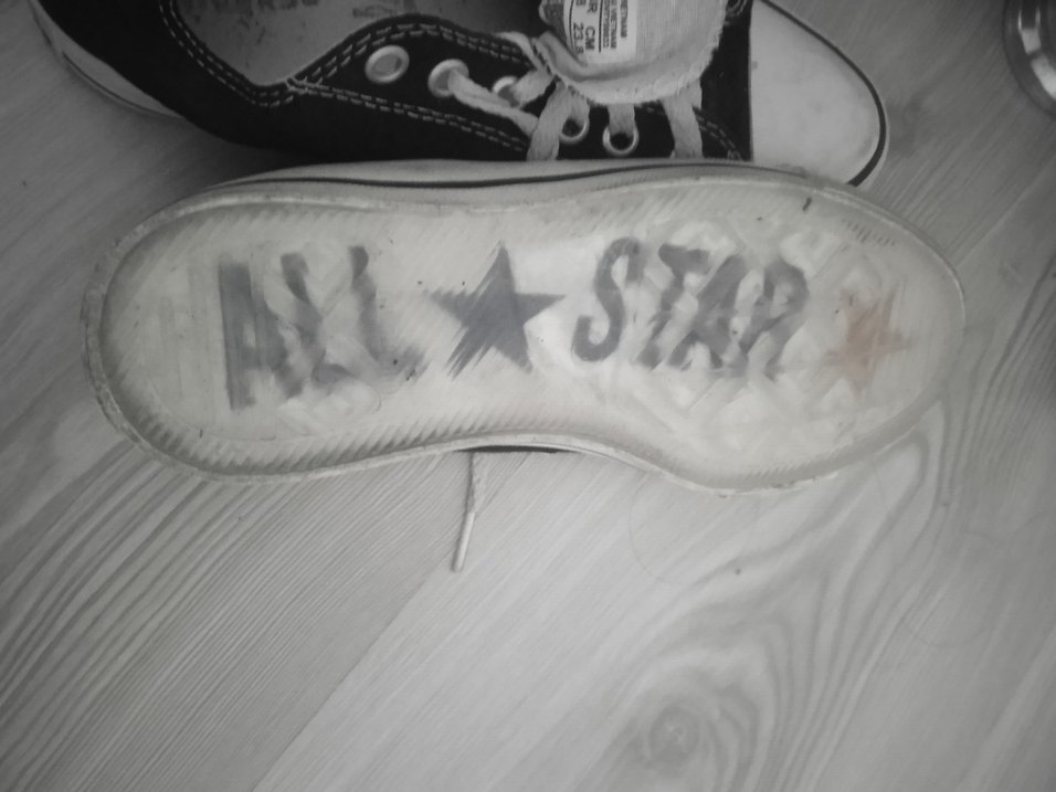 Siyah Converse All Star Kadın Spor Ayakkabı - Görsel 3