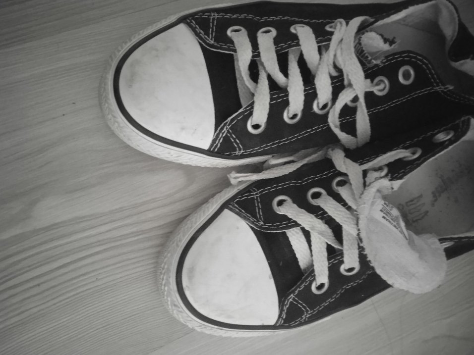 Siyah Converse All Star Kadın Spor Ayakkabı - Görsel 4