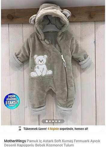 Bebek kozmonot mont - Görsel 3