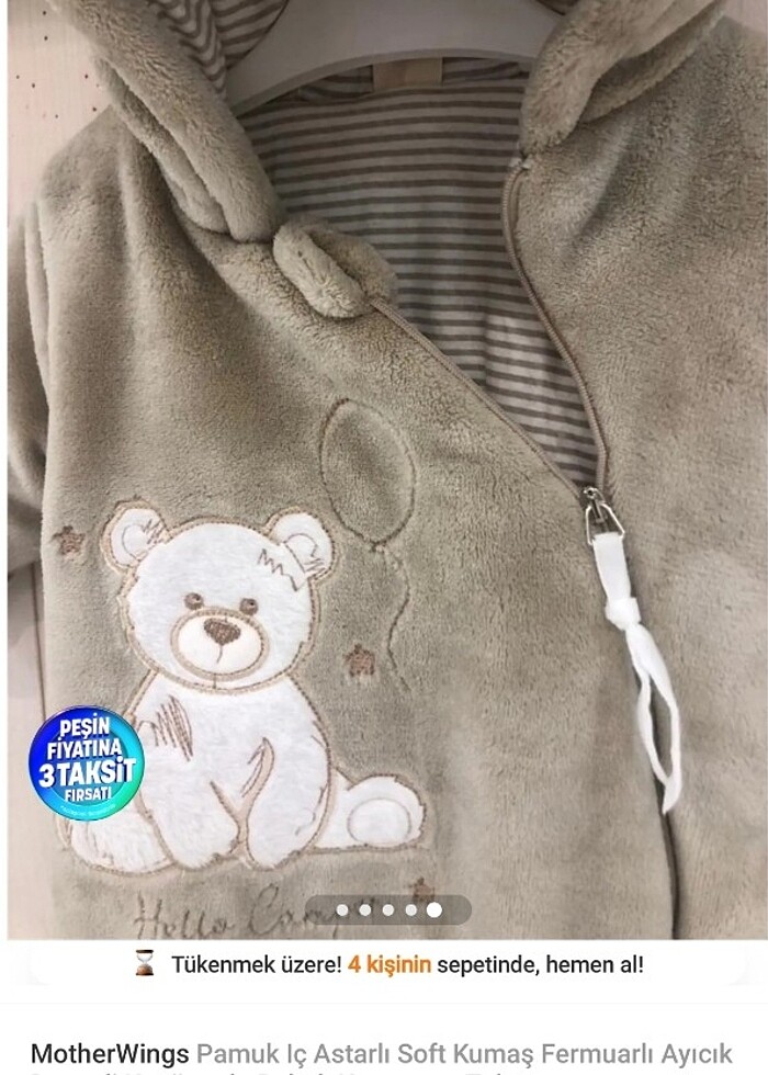 Bebek kozmonot mont - Görsel 2