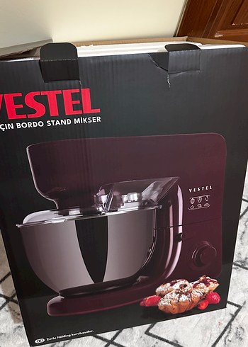 Beden Renk Parlak Bordo Mikser ve Mutfak Makinesi