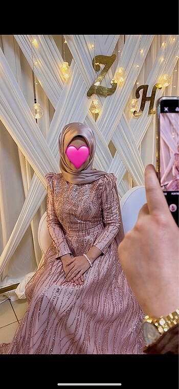 38 Beden pembe Renk #tesettürnişanlık #tesettürabiye #tesettürpudraabiye #pembe