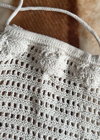 Nakışlı Beyaz Üst - Görsel 5