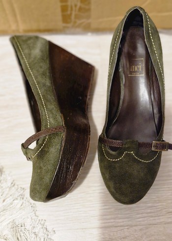 Kadın Süet Klasik Topuklu Ayakkabı - Görsel 2