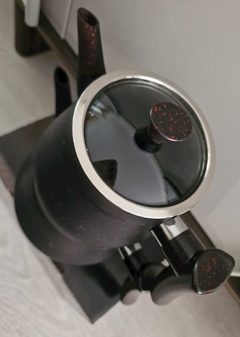 Siyah Granit Çaydanlık Takımı - Görsel 3