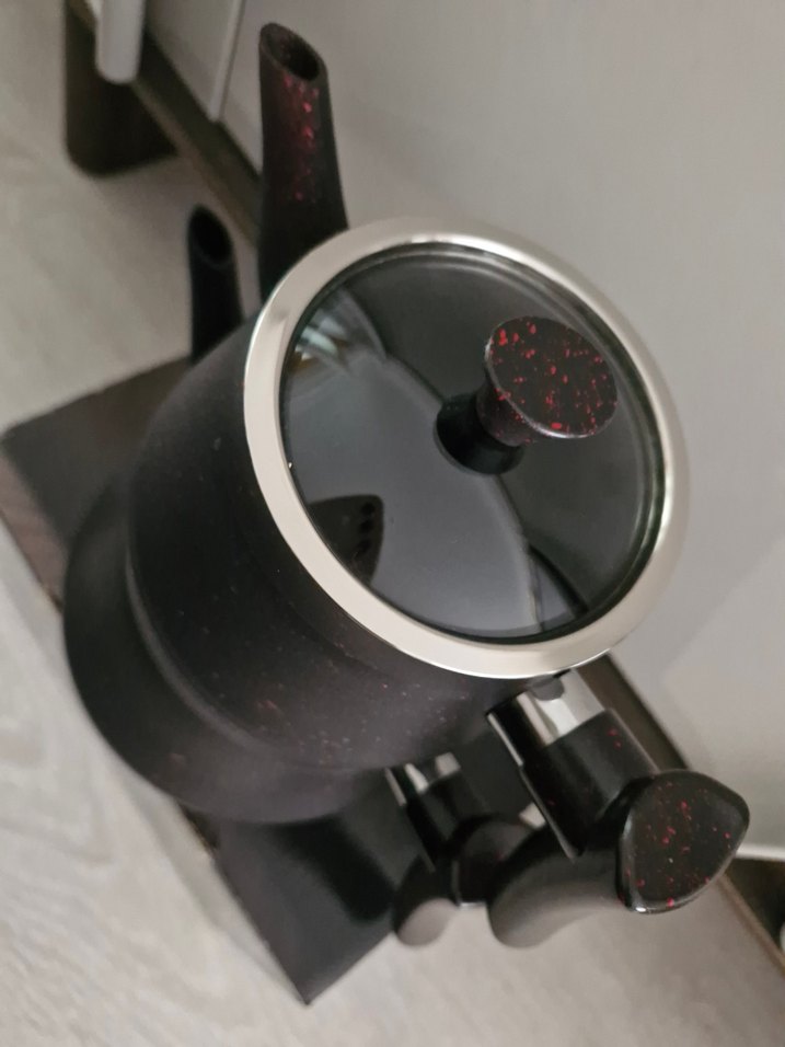 Siyah Granit Çaydanlık Takımı - Görsel 3