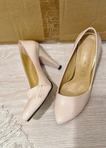 Pudra Stiletto Topuklu Kadın Ayakkabı - Görsel 2