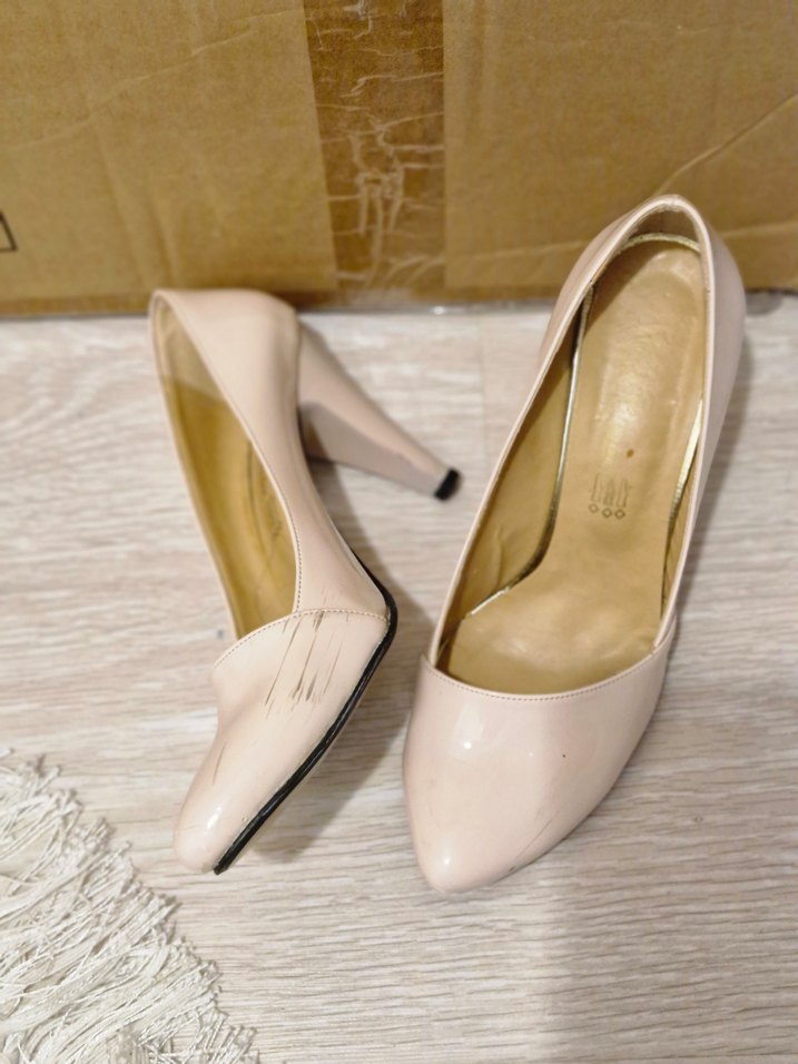 Pudra Stiletto Topuklu Kadın Ayakkabı - Görsel 2