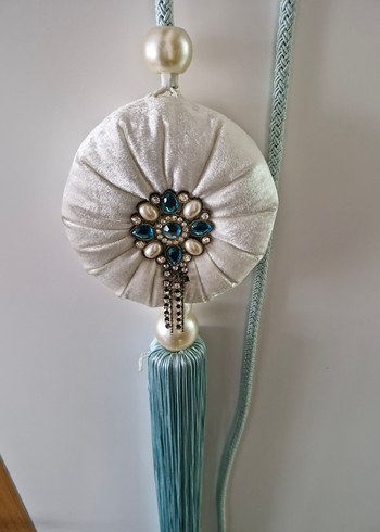 Turkuaz Perde Süsü - Görsel 2