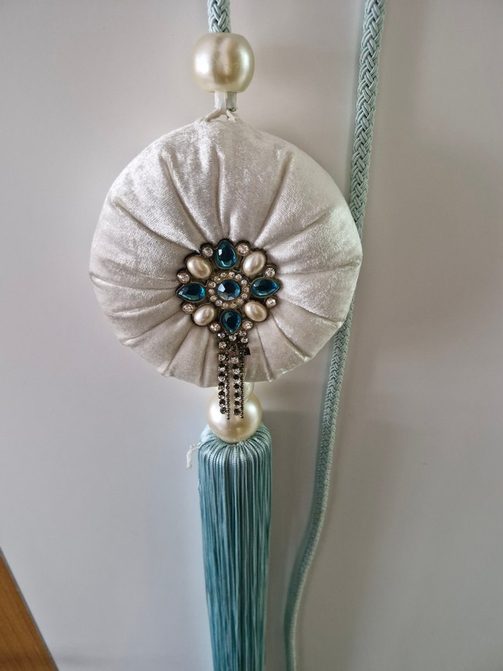 Turkuaz Perde Süsü - Görsel 2