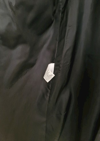 Kadın Siyah Kemerli Uzun Trençkot - Görsel 3