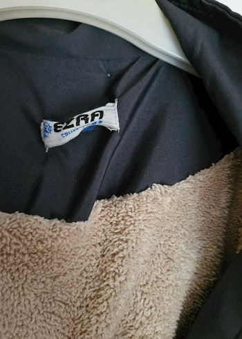 Kürklü Kapüşonlu Uzun Kaban - Görsel 4