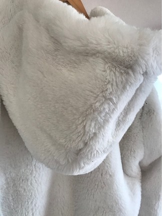 m Beden beyaz Renk Peluş hırka kalın