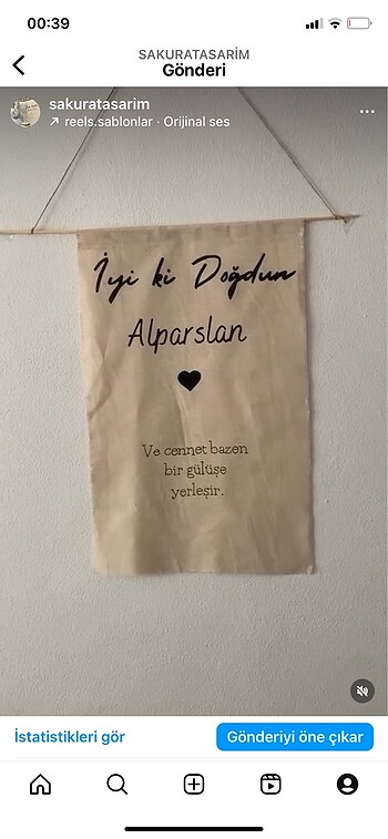Doğum günü flama