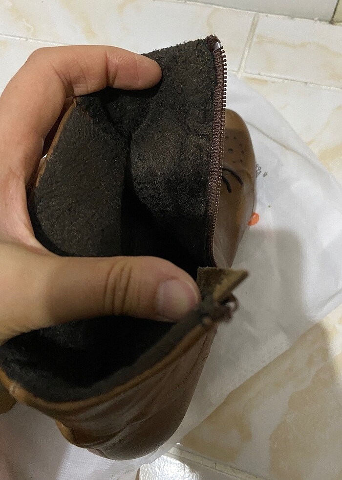 Deri topuklu bot - Görsel 3