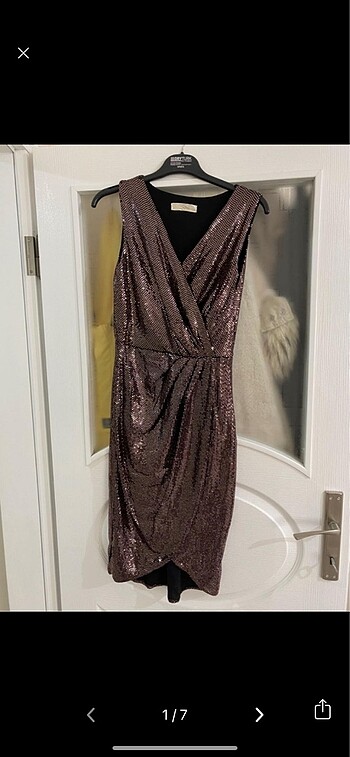 Payetli elbise - Görsel 4