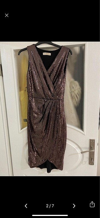 Payetli elbise - Görsel 5