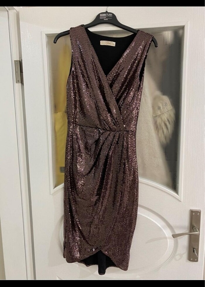 Payetli elbise - Görsel 4