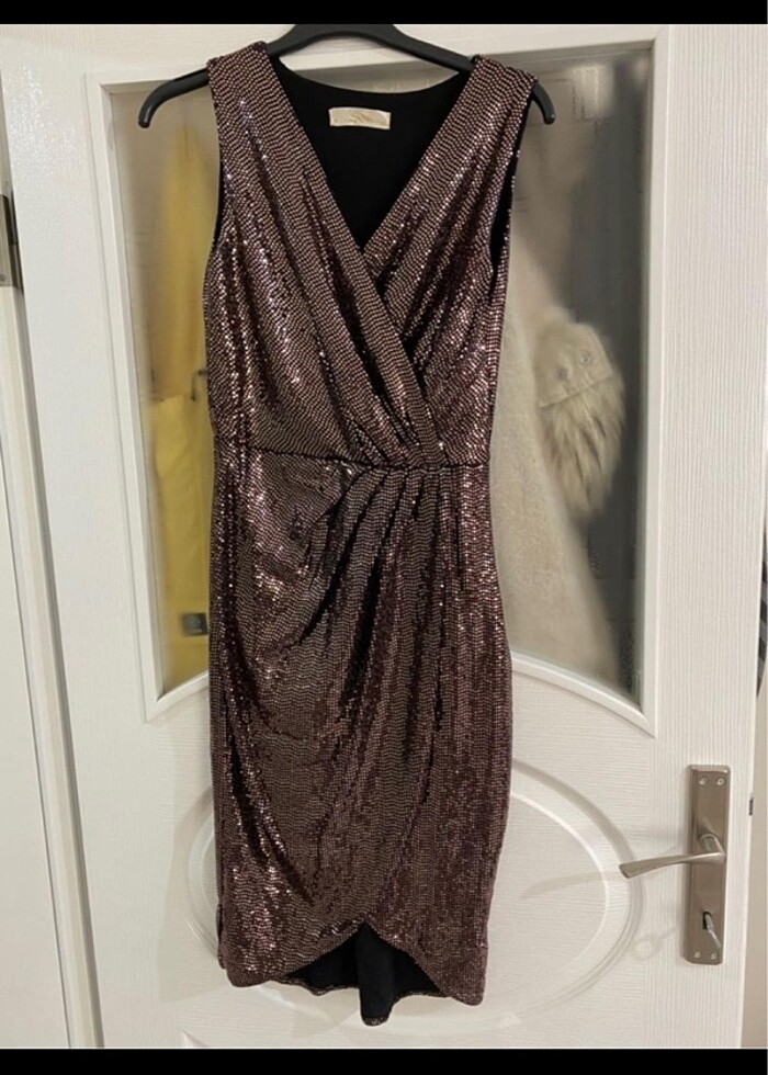 Payetli elbise - Görsel 5