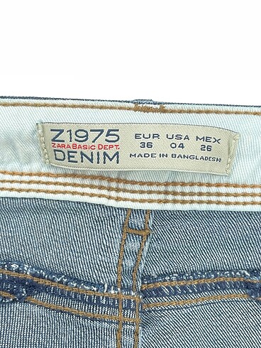 36 Beden mavi Renk Zara Jean / Kot %70 İndirimli.