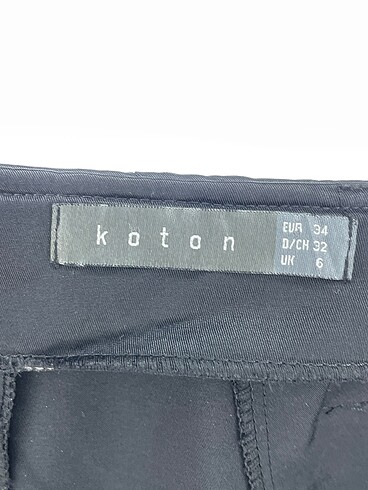 34 Beden siyah Renk Koton Mini Etek %70 İndirimli.
