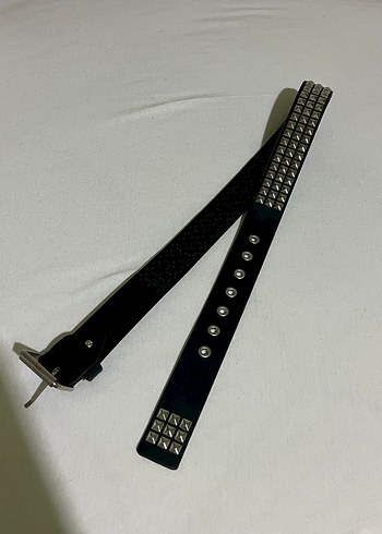Siyah Zımbalı Kemer - Görsel 2